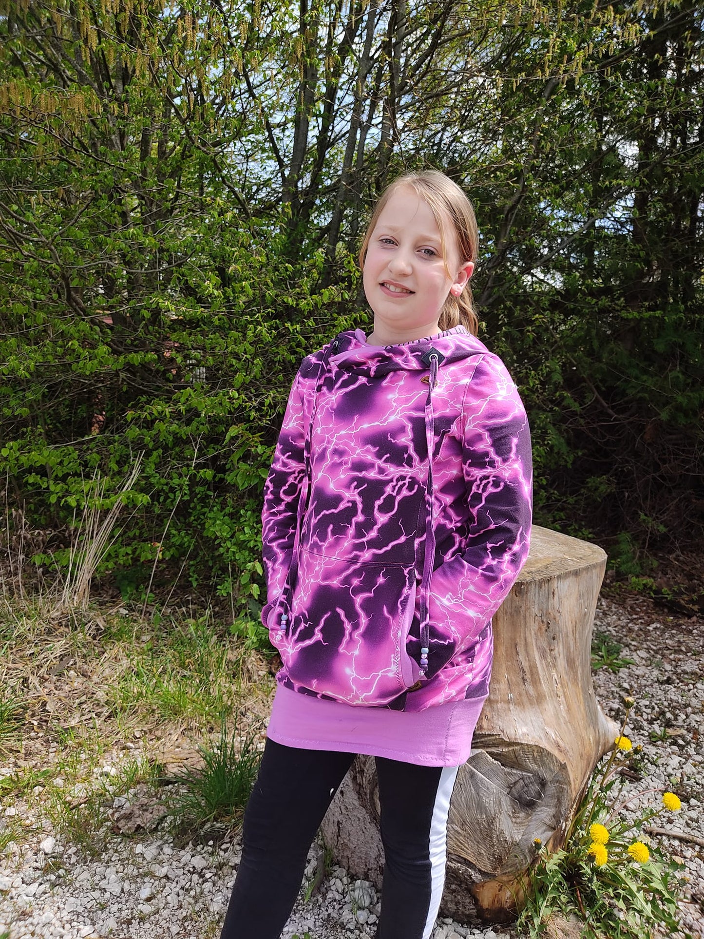 Hoodiekleid Jonine Gr. 32-48 beamerfähig