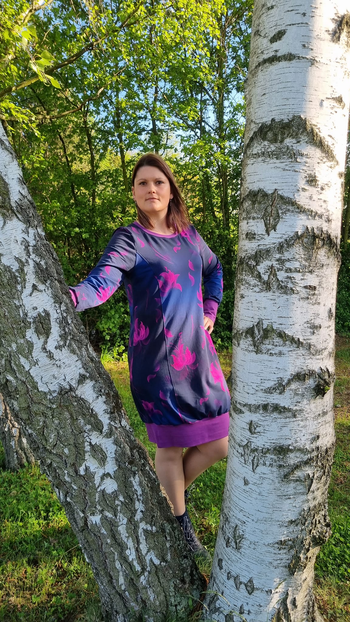 Hoodiekleid Jonine Gr. 32-48 beamerfähig