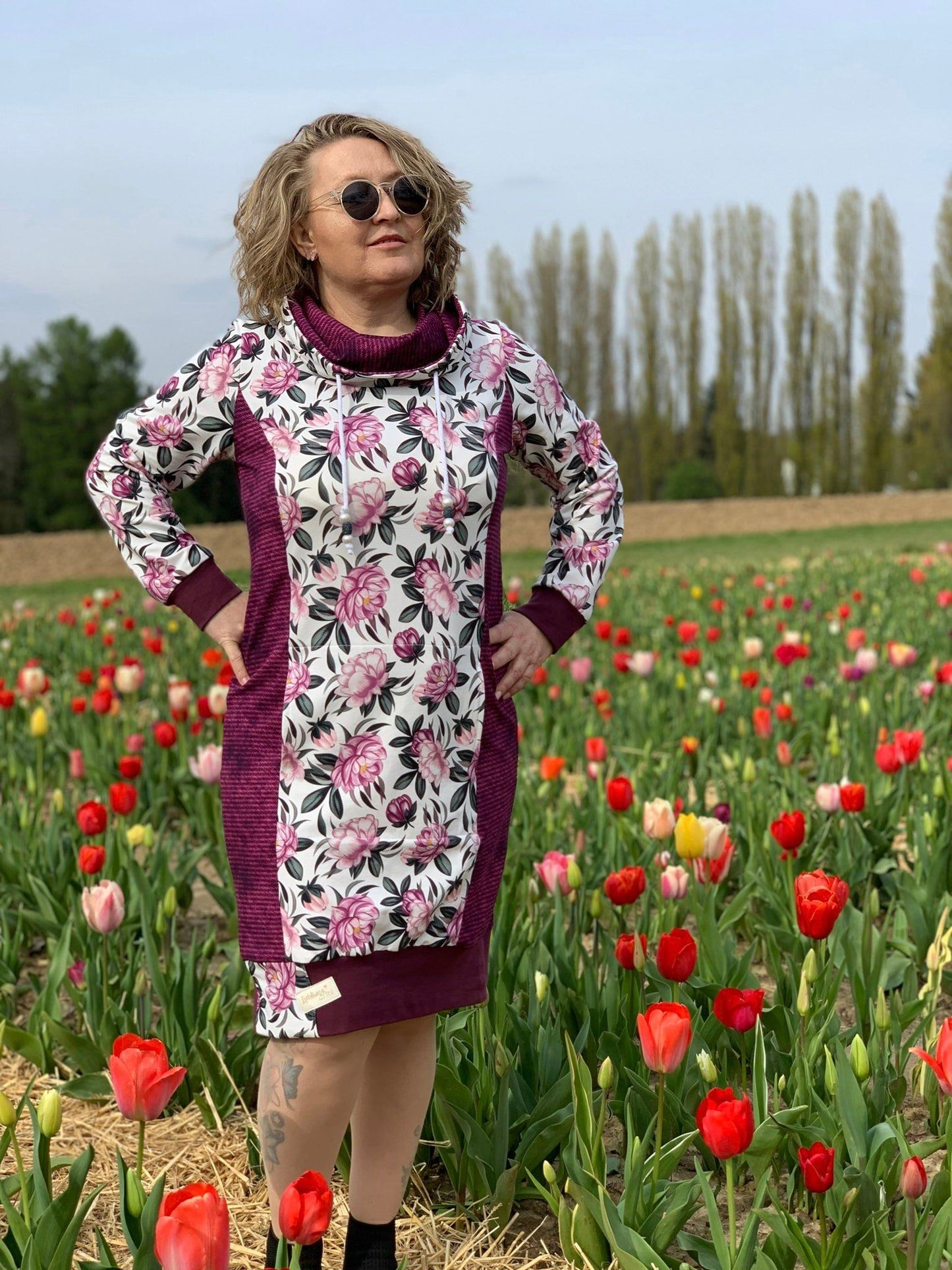 Hoodiekleid Jonine Gr. 32-48 beamerfähig