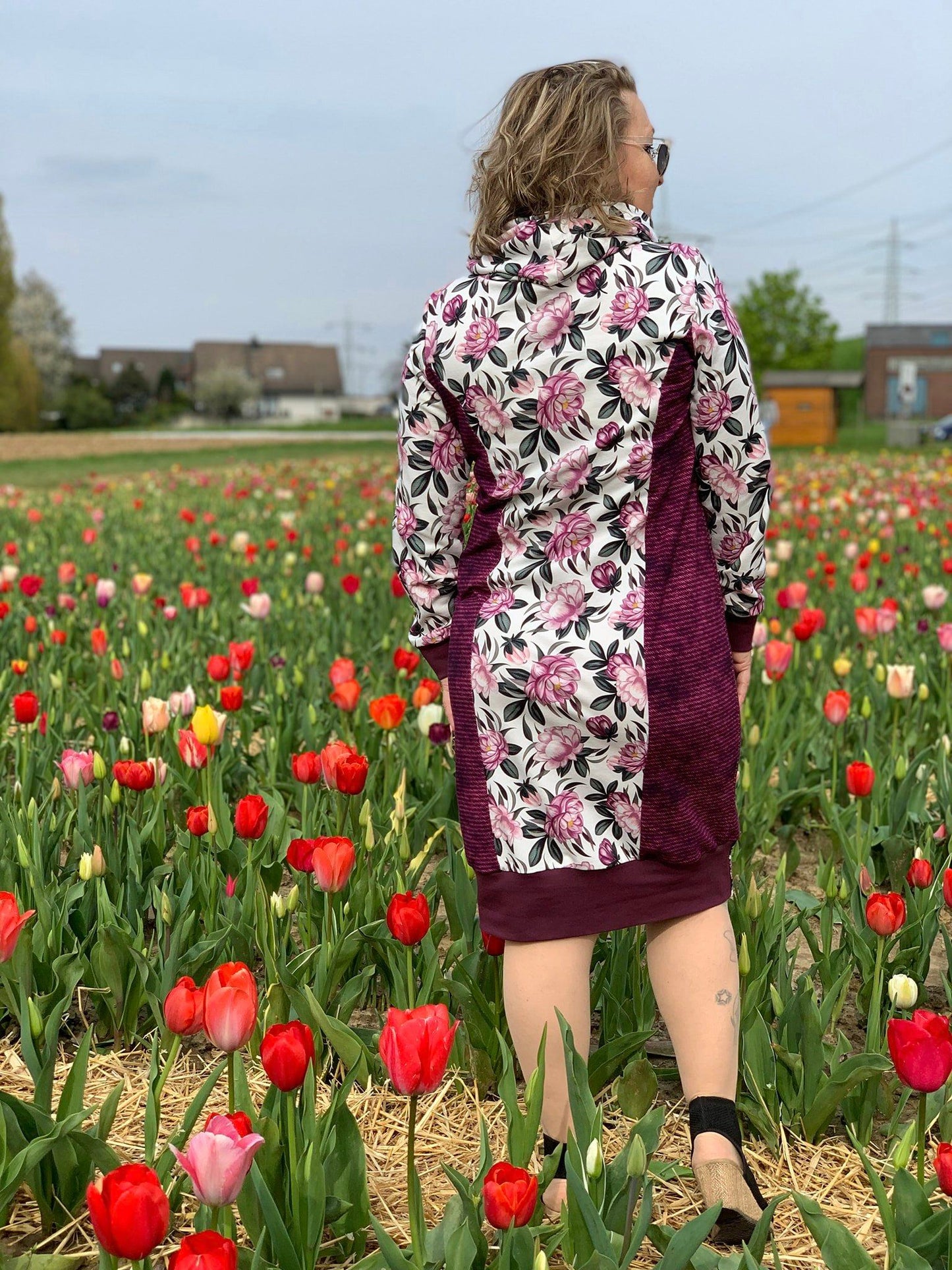 Hoodiekleid Jonine Gr. 32-48 beamerfähig