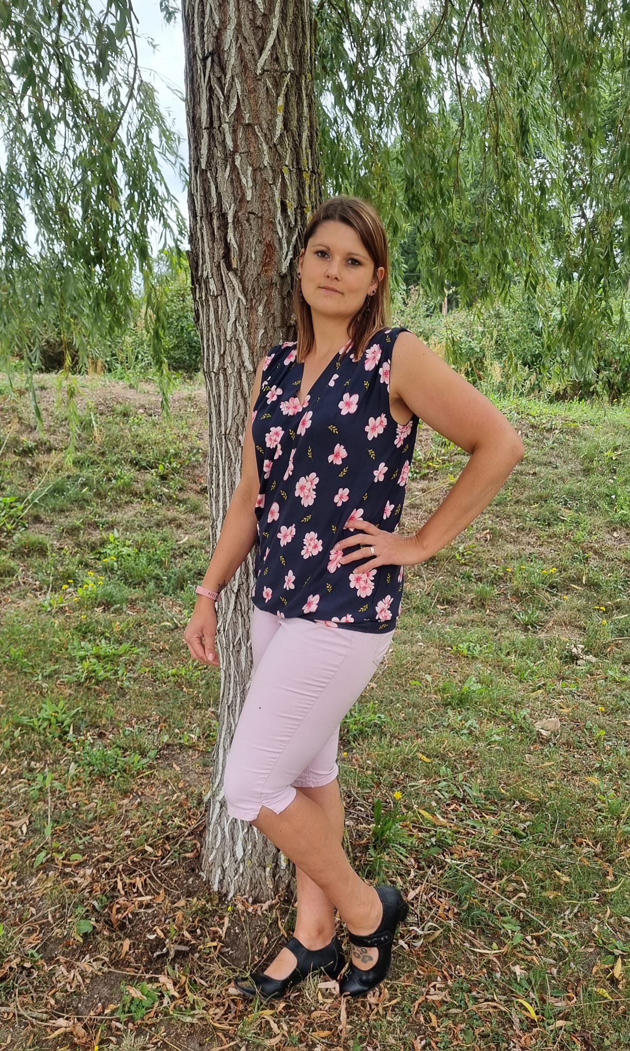 Tunika Kristina ärmellos Gr. 32-48 beamerfähig