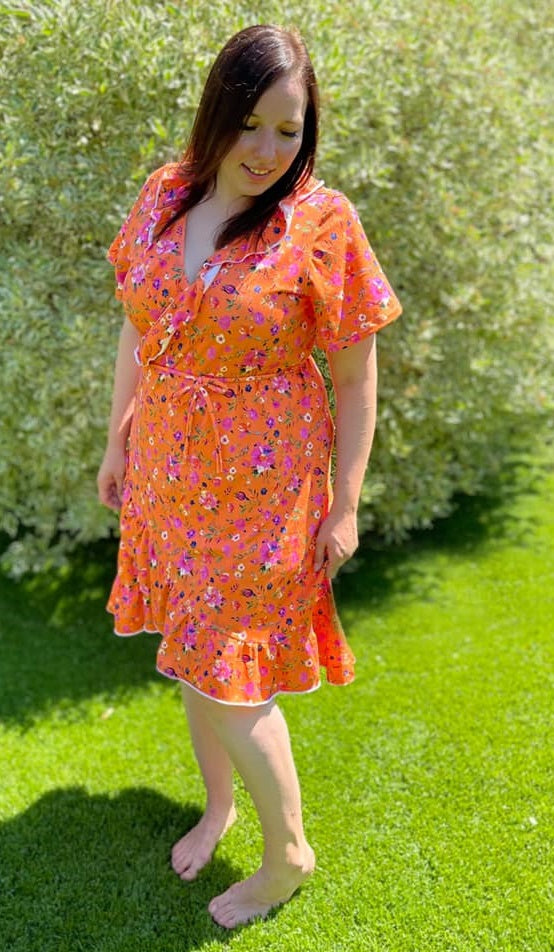 Volantkleid Benice 32-56 beamerfähig