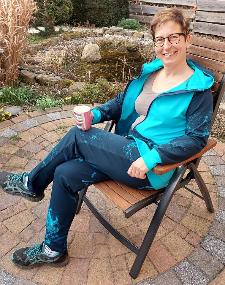 Joggingjacke Lotta Gr. 32-56 beamerfähig
