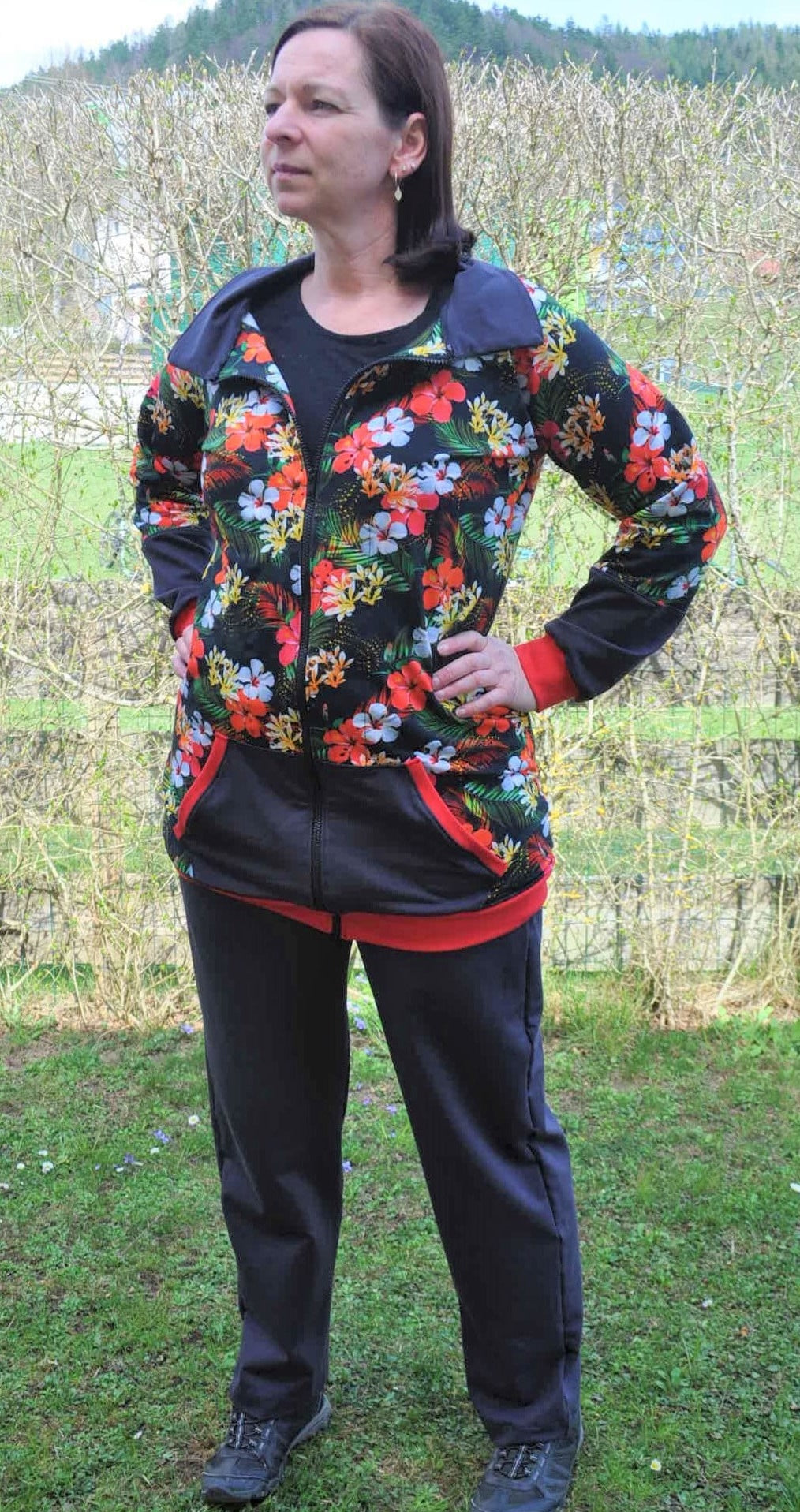 Joggingjacke Lotta Gr. 32-56 beamerfähig