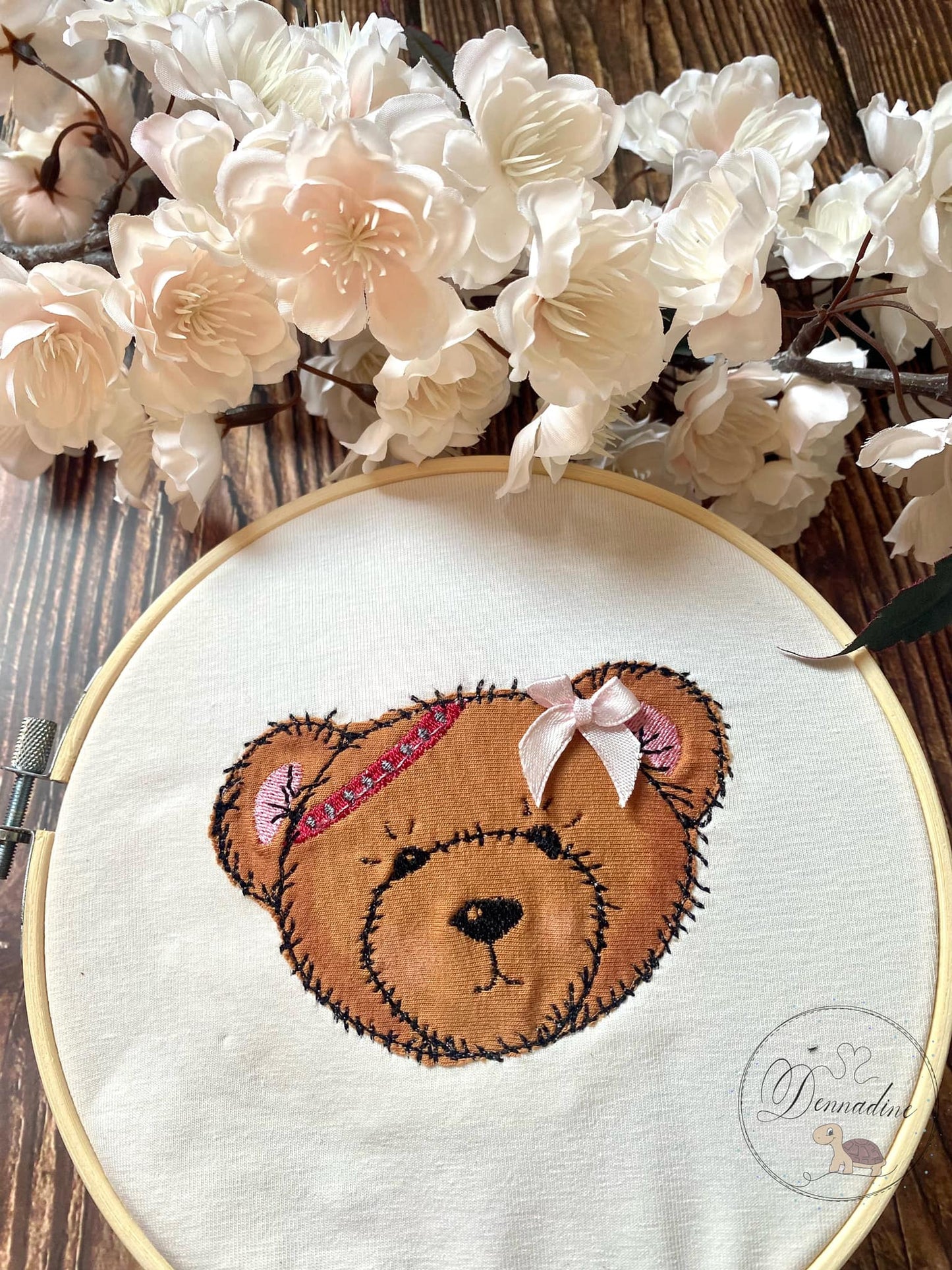 Teddy Doodle-Stickdatei