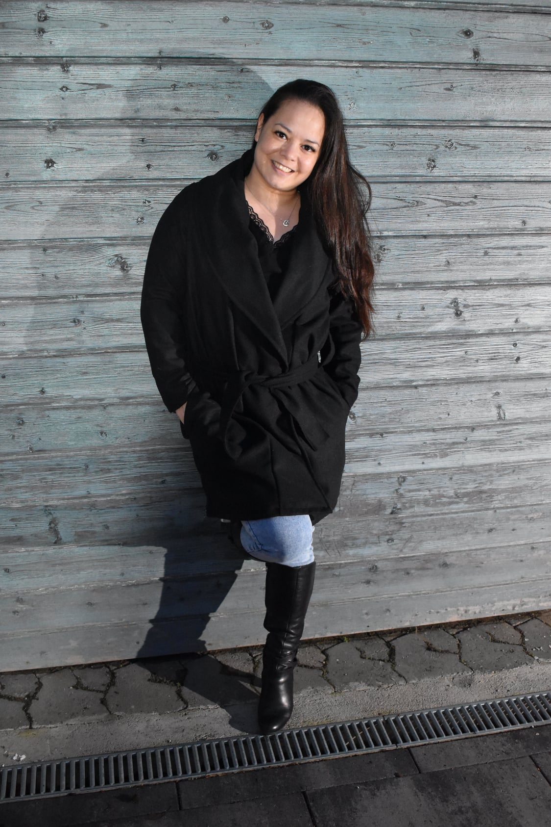 Schalkragenjacke Elin Gr. 32-54 mit Beamerdatei