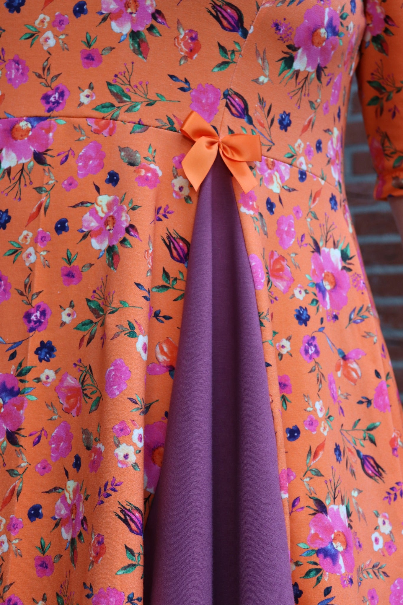 Kleid Valentina mit Godet Gr. 48-56 beamerfähig