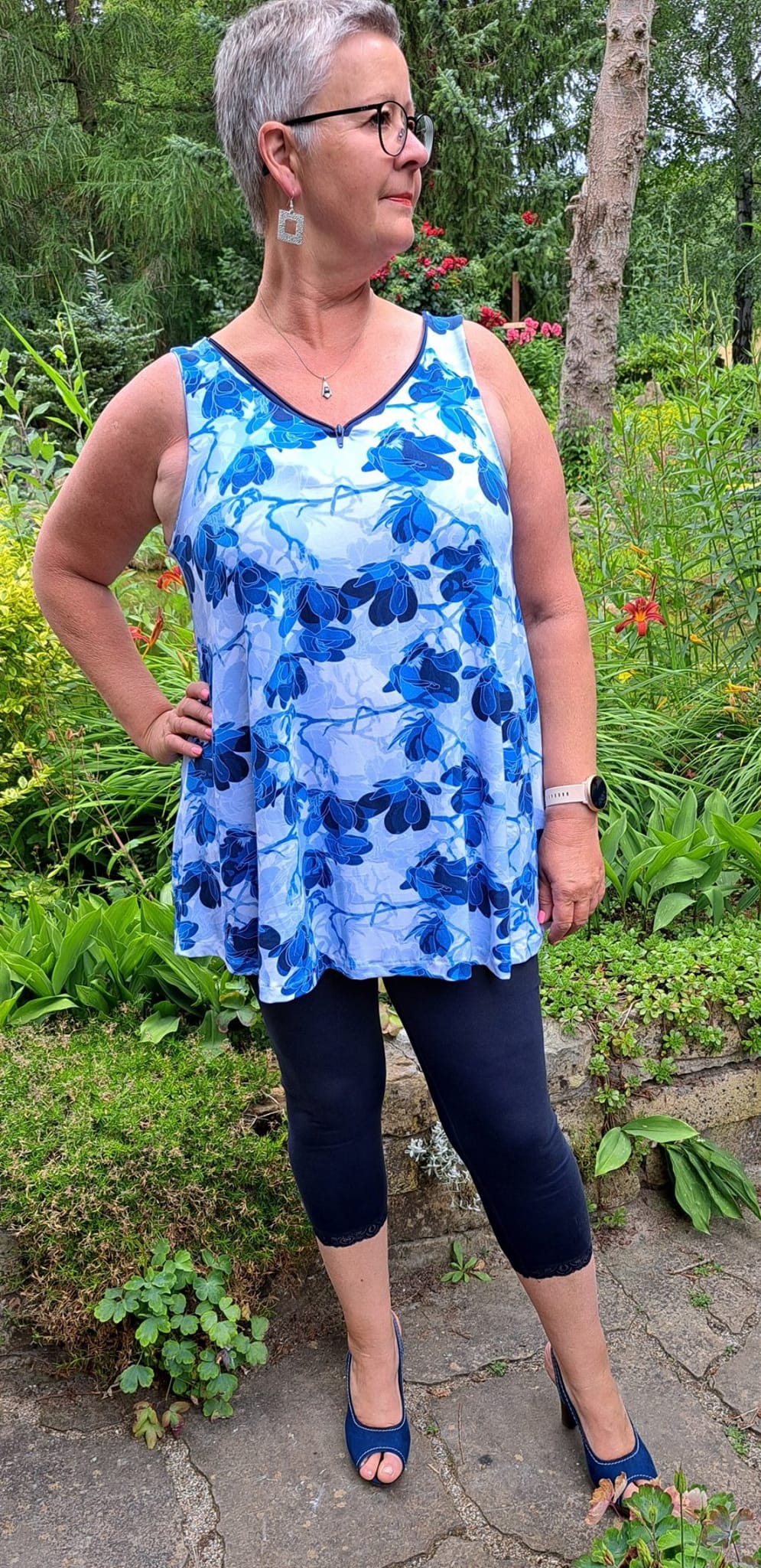 Shirt mit RV Sontje Gr. 32-48 beamerfähig