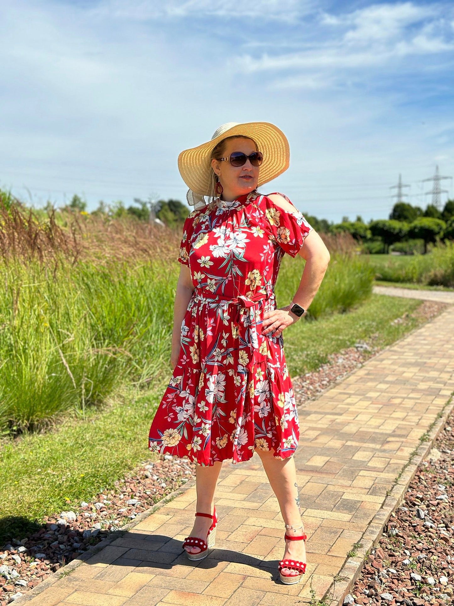 Maxikleid Torina 32-48 beamerfähig