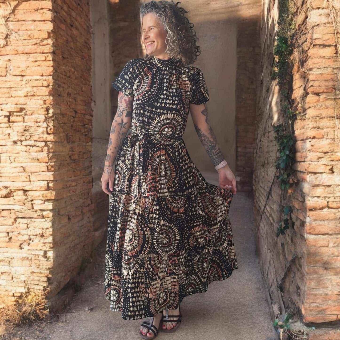 Maxikleid Torina 32-48 beamerfähig