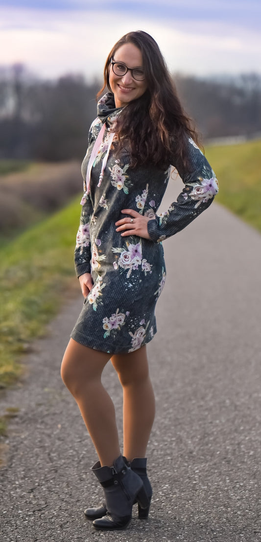 Raglankleid mit Loop Matilda Gr. 32-50 beamerfähig