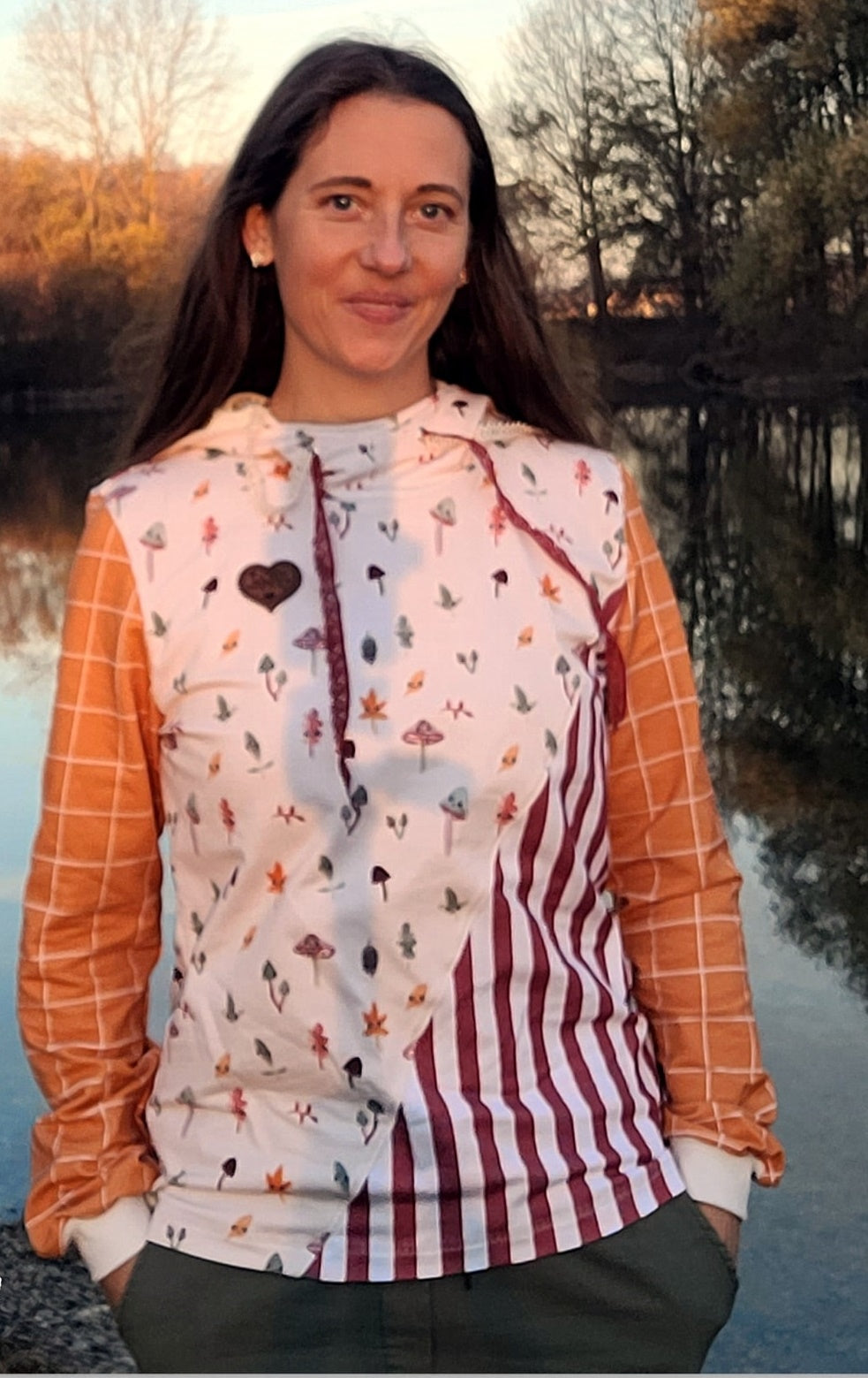 Damenshirt Helga mit Reißverschluss Gr. 32-54 beamerfähig